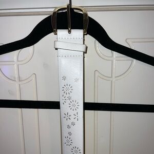 White Butterfly Belt